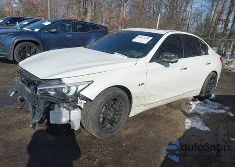 2017 Infiniti Q50 3.0T Sport из США, поврежденный, VIN JN1EV7AR0HM830627